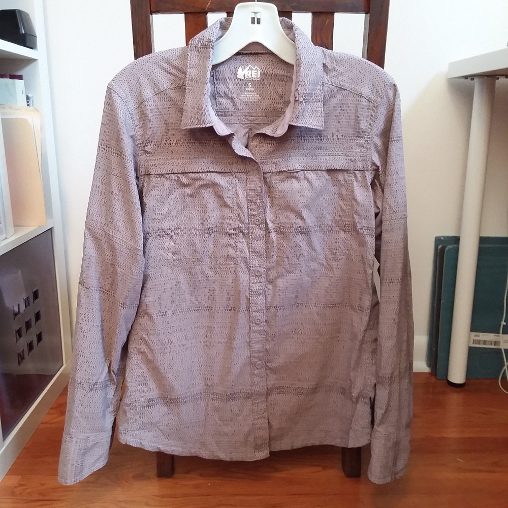 REI Womens Long Sleeve Travel/Sun Shirt - Size S